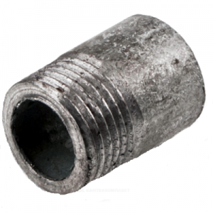 Резьба стальная оцинкованная Ду 50 L=47 мм из труб по ГОСТ 3262-75 КАЗ